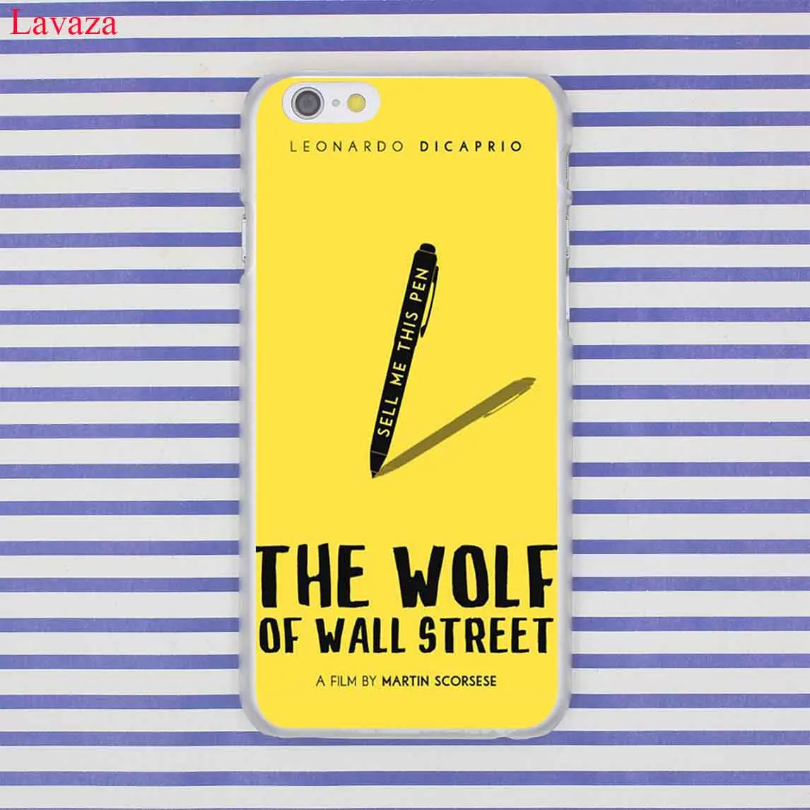 Твердый чехол для телефона Lavaza The Wolf Of Wall Street Leonardo DiCaprio iPhone XR XS X 11 Pro Max 10 7 8 6S 5 5S SE