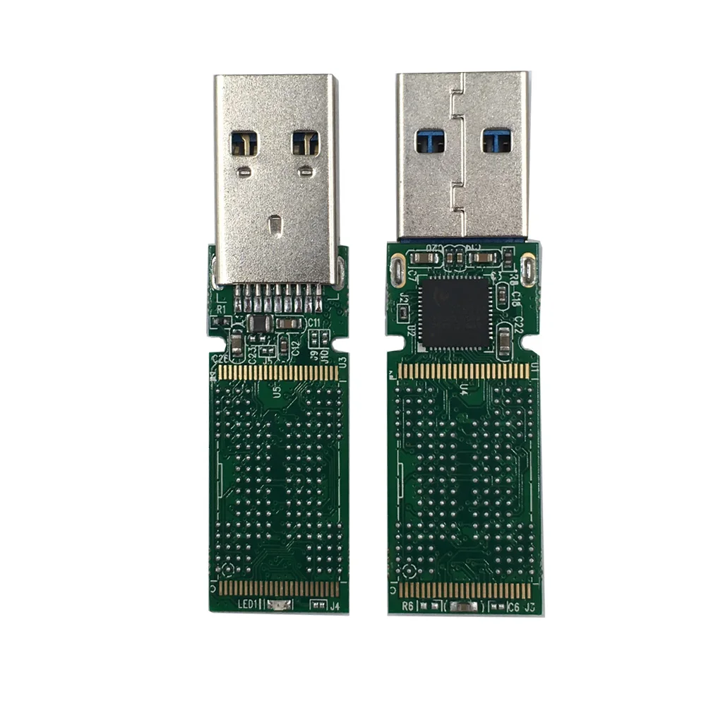 IS917 NAND flash USB3.0 U disk PCB board BGA152 BGA132 TSOP48 для рециркуляции флеш чипов с бесплатным