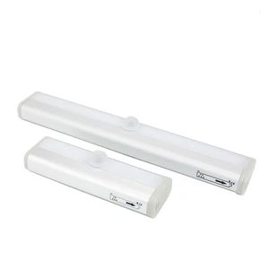 Беспроводной светодиодный светильник для шкафа, настенный светильник с PIR-датчиком движения, жесткая полоса, лампа с датчиком движения, аварисветильник