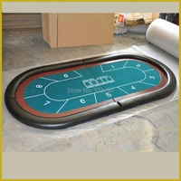 tp b03 100210cm poker table top foldable casino tabletop two fold with waterproof fabric big size