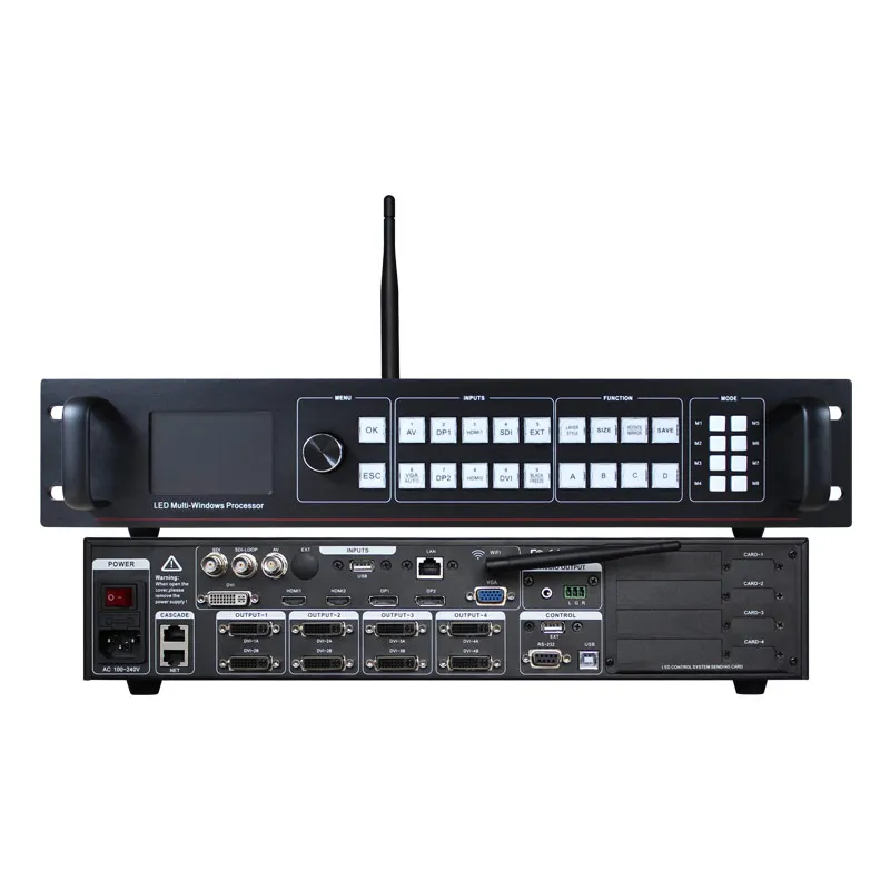 Полноцветный видеопроцессор SDI SC4KS 4K * 2k аналог vdwall lvp7000 видеоконтроллер для