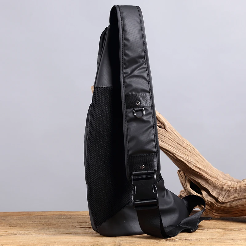 Водонепроницаемая нейлоновая нагрудная сумка мессенджер рюкзак для мужчин
