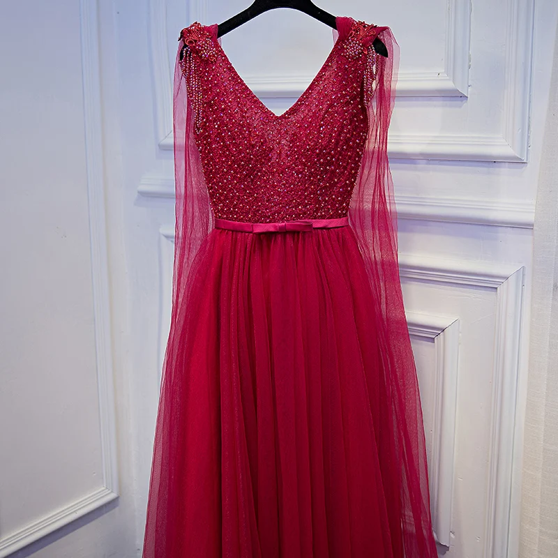 Vestido de festa настоящая фотография бордовые вечерние платья длинное платье с аппликацией женское вечернее платье вечерние платья Robe De Soiree