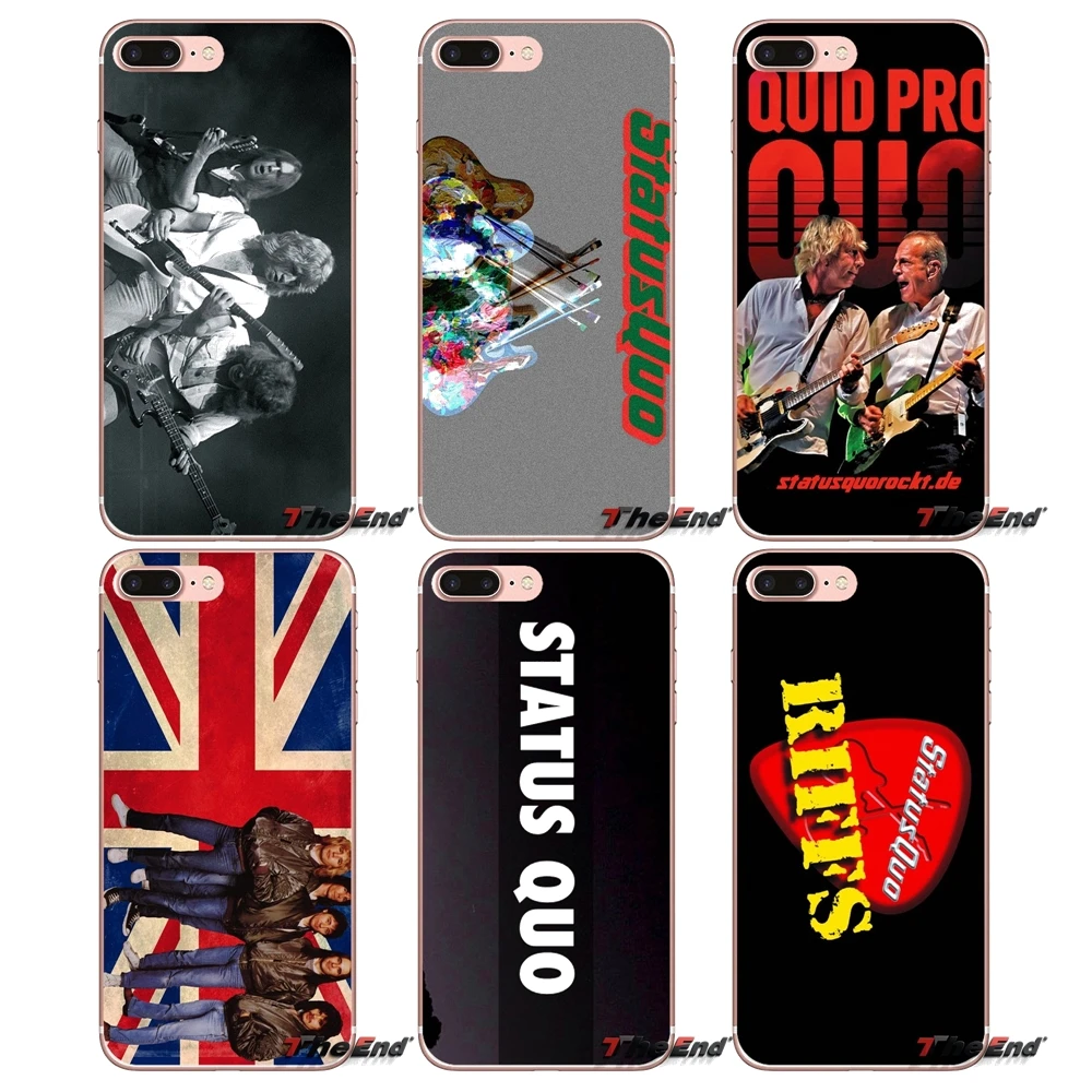 Определение Status Quo Art Soft TPU чехол для HTC One M7 M8 A9 M9 M10 E9 Plus Desire 630 530 626 628 816 820 Motorola G G2