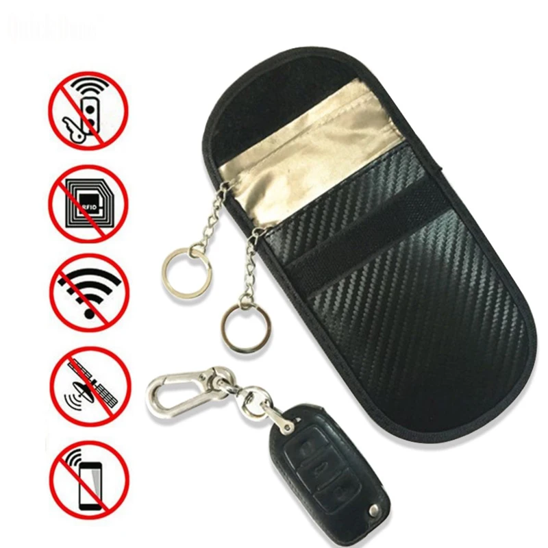 Сумка для хранения автомобильных ключей Faraday rfid сигнальный блок сумка из