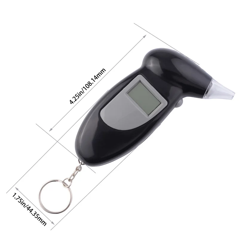 SPEEDWOW 1 шт. ЖК дисплей цифровой оповещение дыхательный спирт тестер
