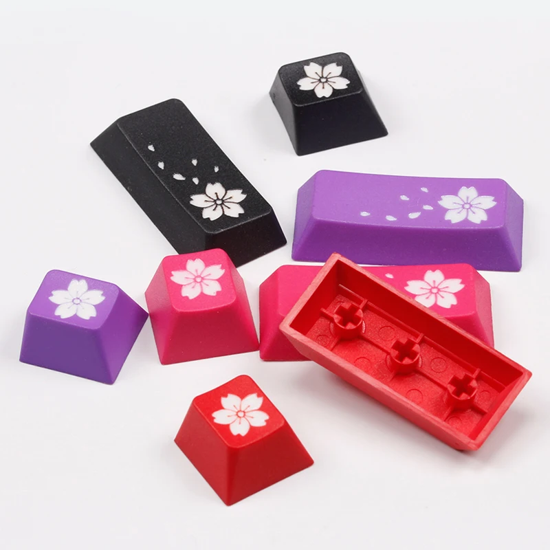 Enjoypbt Sakura keycap Esc/введите Вишневый профиль PBT пропитка резьба для вишни