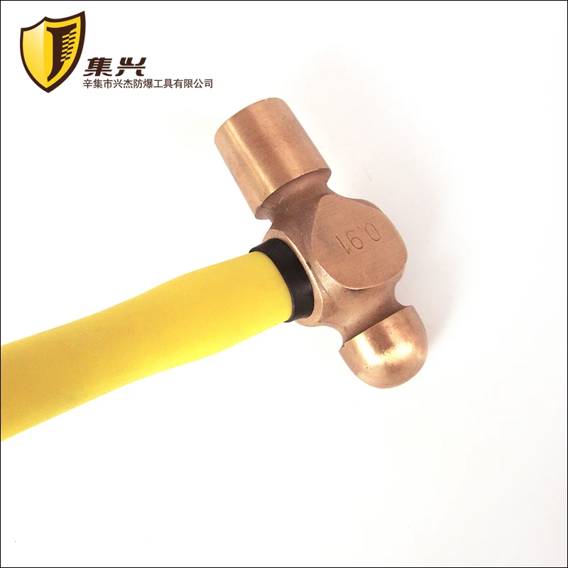 

Non sparking and Non magnetic Ball pein Hammers Beryllium Copper Hammers,Safety Hand Tools