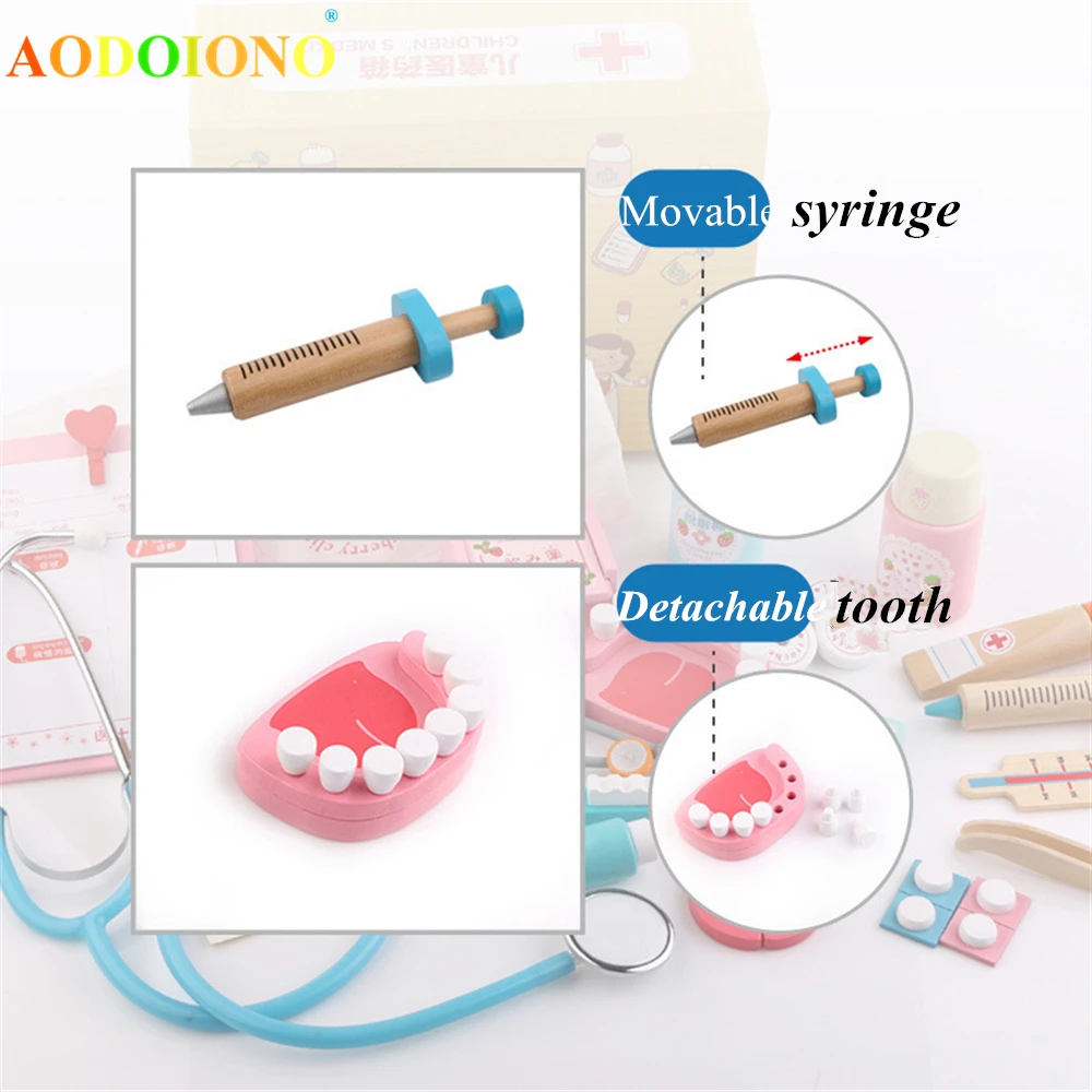 20 шт./компл. деревянные игрушки забавные ролевые игры реальная жизнь для