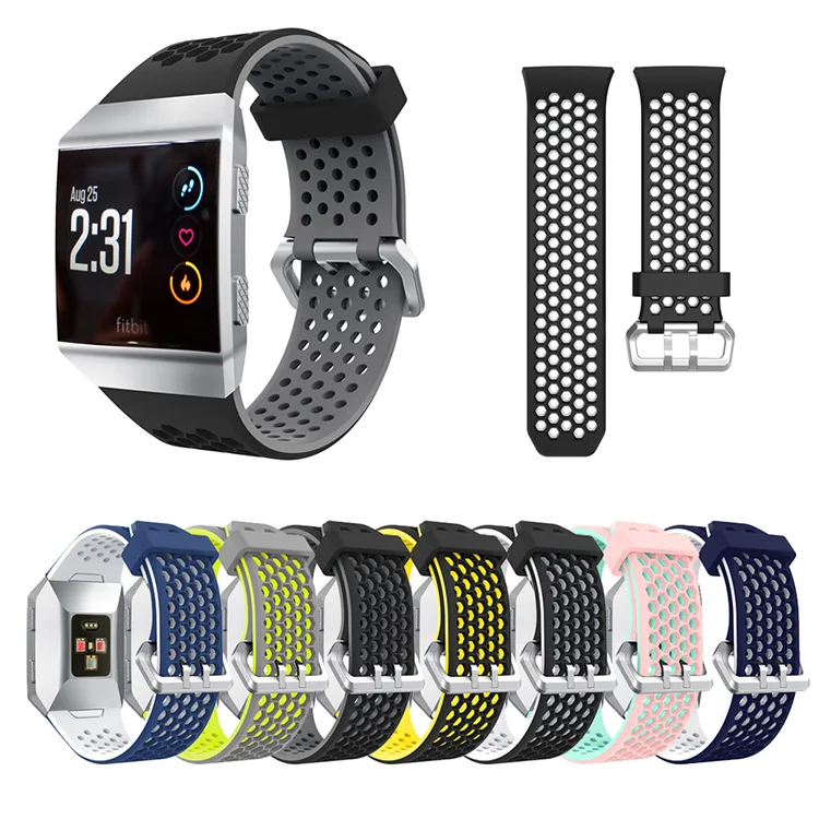 Сменные ремешки для часов для Fitbit ionic дышащие регулируемые ремешки для Fitbit ionic умные аксессуары большие маленькие браслеты