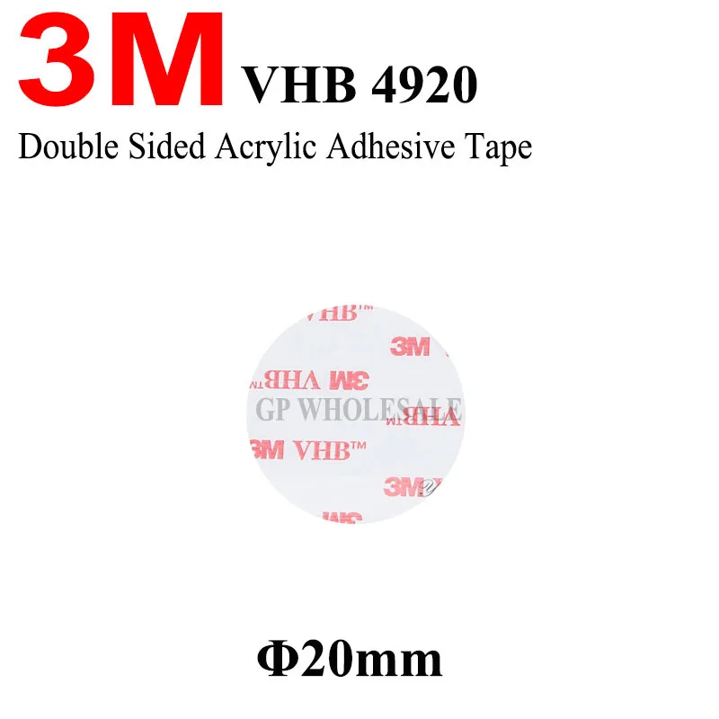 3M VHB 4920 круглая Двухсторонняя клейкая пена Наклейка 20 мм заменяемые заклепки