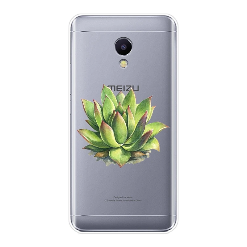 Мягкий силиконовый чехол для телефона Meizu M6 M6S M6T M5 M5C M5S M3 M3S M2 с цветами Note|Бамперы| |