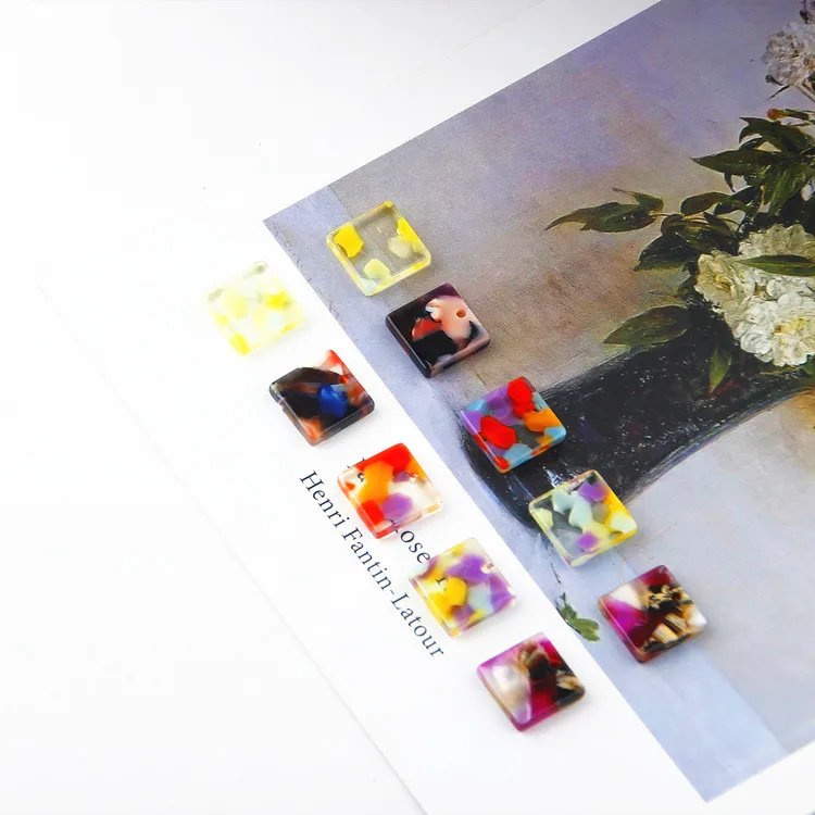 6 шт. квадратные серьги-подвески из уксусной кислоты | Украшения и аксессуары