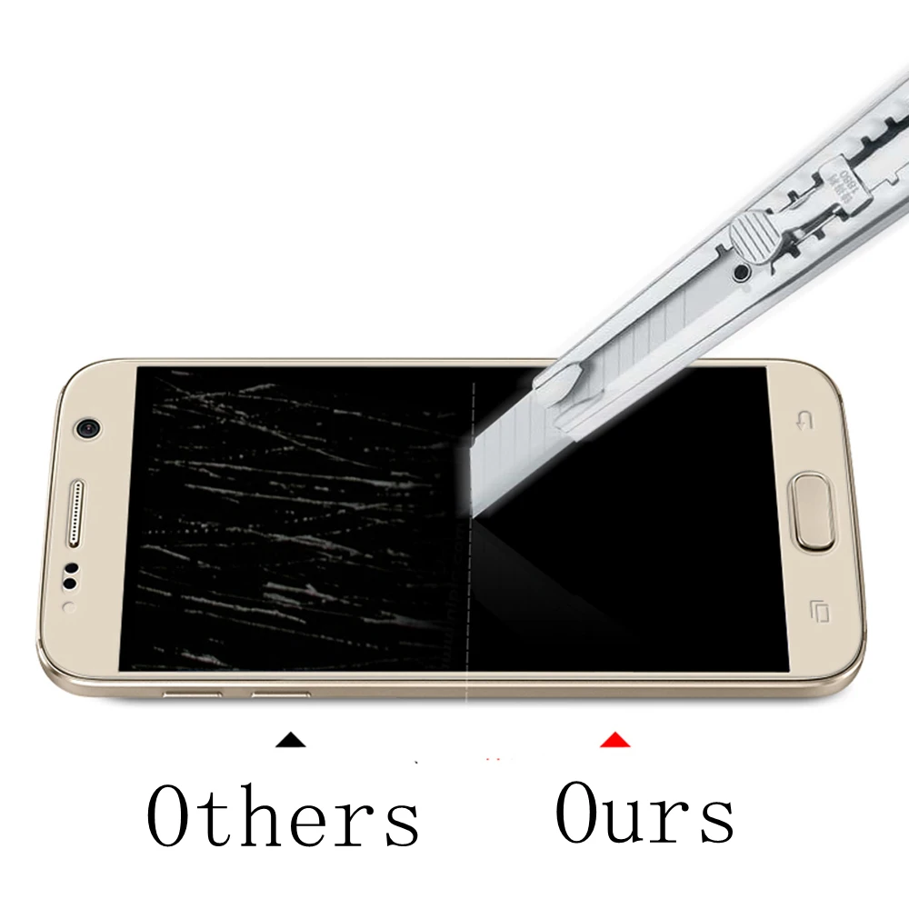 Защитная пленка на весь экран для Samaung Galaxy S7 C5 C7 закаленное стекло A5 A7 A9 2016 A510 A710