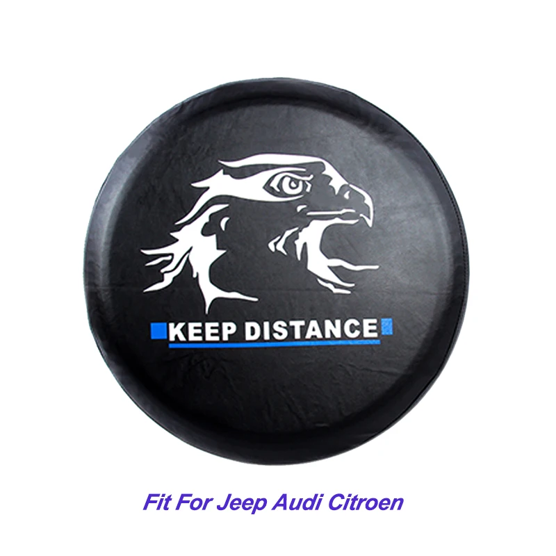 

ITYAGUY Авто Стайлинг 4WD запасное колесо крышка защита шин из искусственной кожи универсальный 4X4 подходит для Jeep Audi Citroen