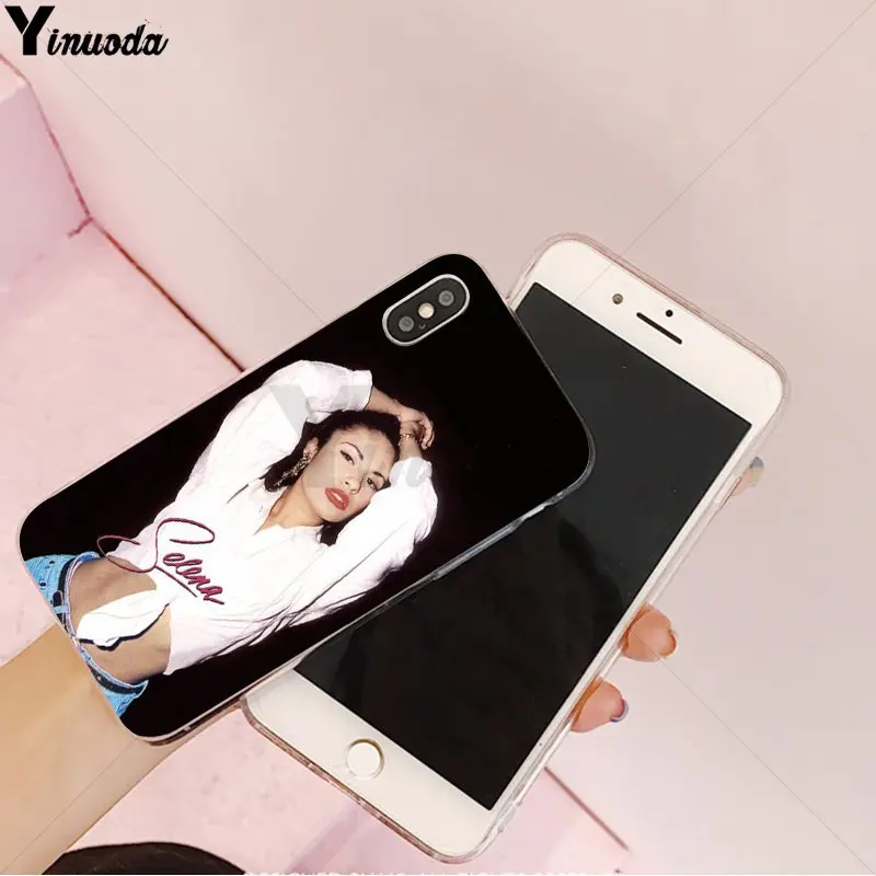 Yinuoda selena quintanilla DIY Окрашенные красивые аксессуары для телефонов Чехол Apple iPhone 8 7 6 6S