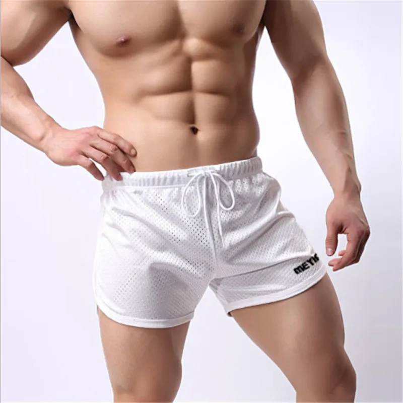 Новинка 2019 мужские бриджи Повседневные Дышащие тренировочные штаны для фитнеса