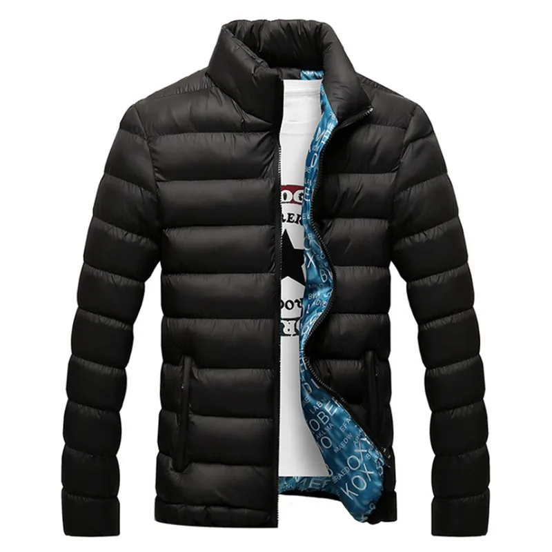 Новая брендовая мужская куртка теплое пальто черная верхняя одежда Chaquetas Plumas Hombre