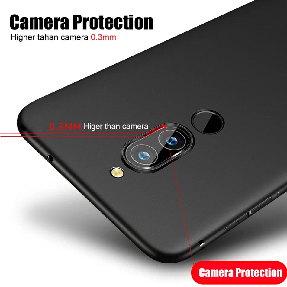 Чехол для Huawei Mate 10 Lite чехол с 360 защитой мягкий матовый Силиконовый Nova 2i Maimang6 чехлы