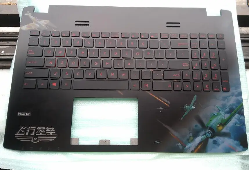 Keyboard Клавиатура C оболочка для ASUS Flying Fortress ROG ZX50 ZX50J ZX50JX GL552 GL552J GL552V GL552VW GL752JW батарея - Цвет: Keyboard