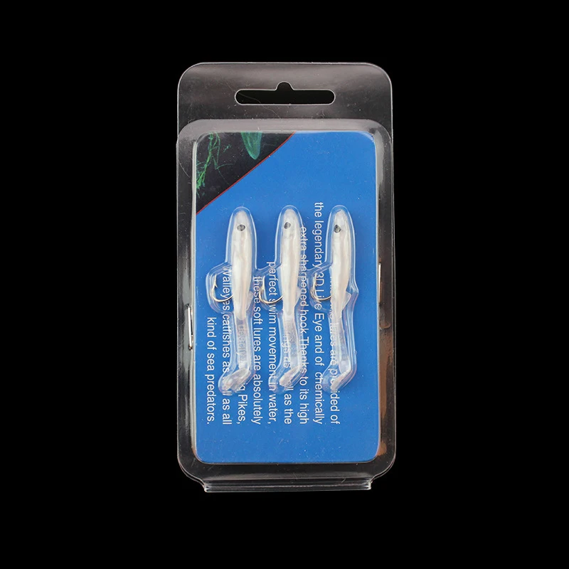 GLUREE 3 шт./лот 5 см 8 рыболовный крючок для рыбной ловли Eel Мягкая приманка с крюком