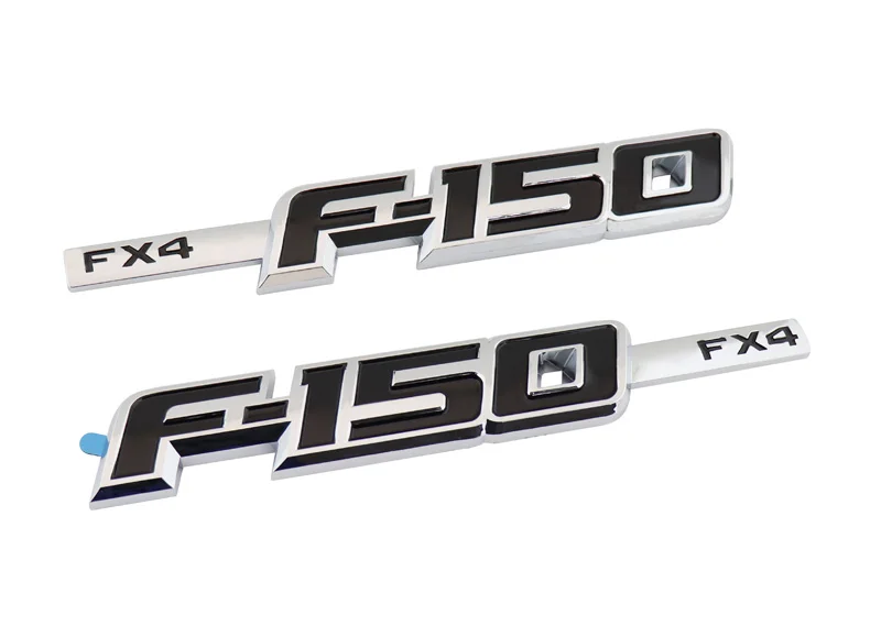 2 шт. хром черный FX4 F 150 для Raptor Sport Fender эмблема значок стикер|Наклейки на