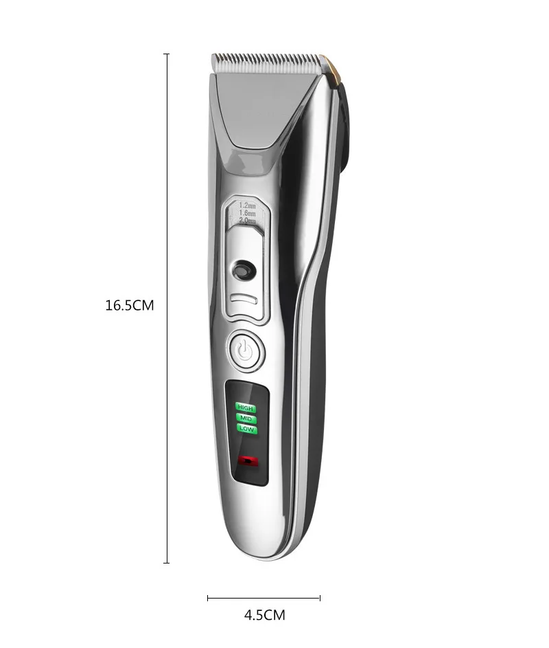 Электрическая машинка для стрижки волос триммер бороды перезаряжаемая USB