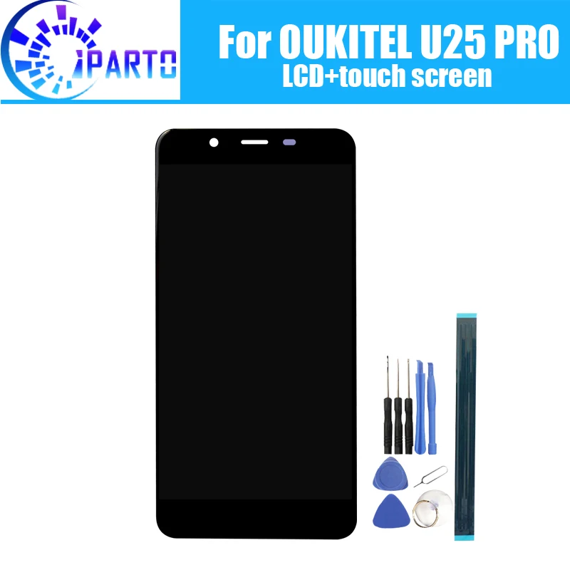 ЖК-дисплей OUKITEL U25 PRO 5 дюйма + сенсорный экран 100% оригинал протестированный