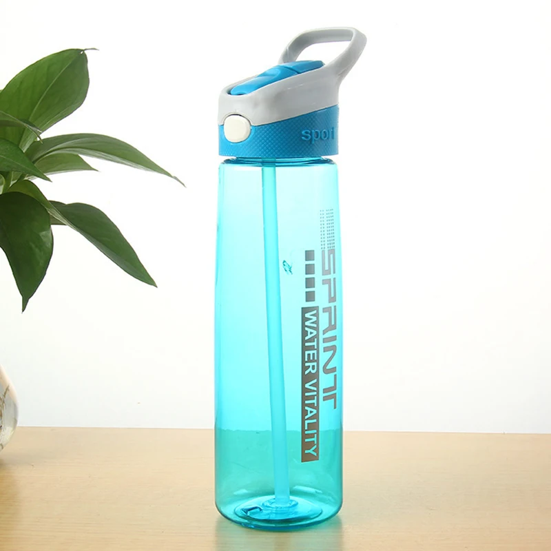 3 цвета защита от ударов Спортивная бутылка для воды с соломинкой герметичный