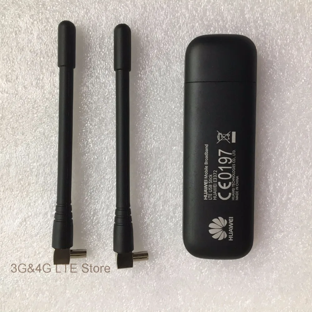 Разблокированный HUAWEI E3372 антенна модем с USB разъемом на 150 Мб/с 4G LTE поддержкой Wi Fi