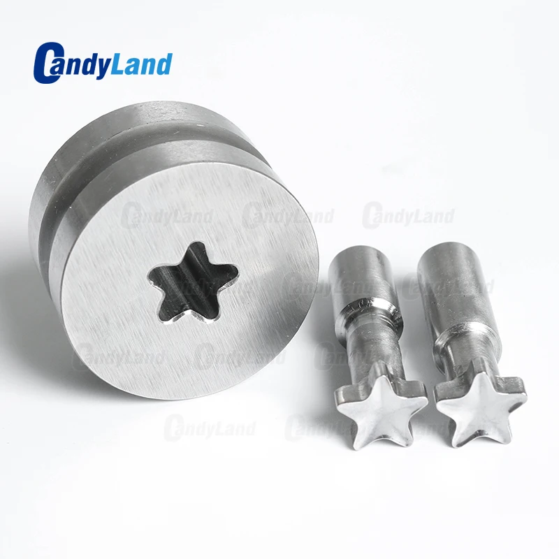 

CandyLand Star Milk Candy Tablet Die 3D Punch Pill Press Stamp Die Mold Custom Logo Calcium Tablet Punch Die For TDP5 Machine