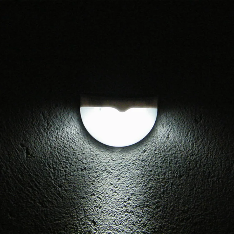 

High Solar Power Light Sensor 6 LED Wall Light Outdoor Garden Fence Waterproof Lamp LG66