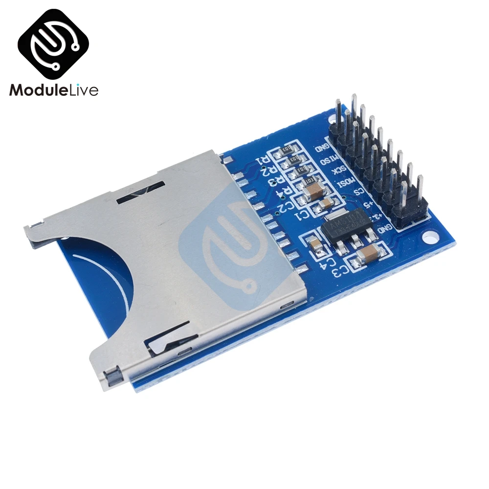 5 шт. модуль датчика чтения щит для Arduino Запись SD гнездо карты памяти считыватель