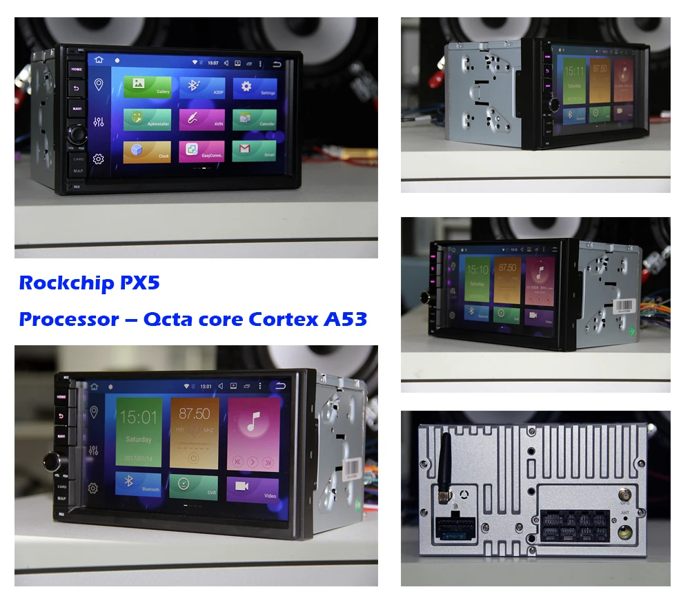 Aoluoya RAM 4 Гб Восьмиядерный Android 8 0 универсальный автомобильный Радио DVD GPS навигация