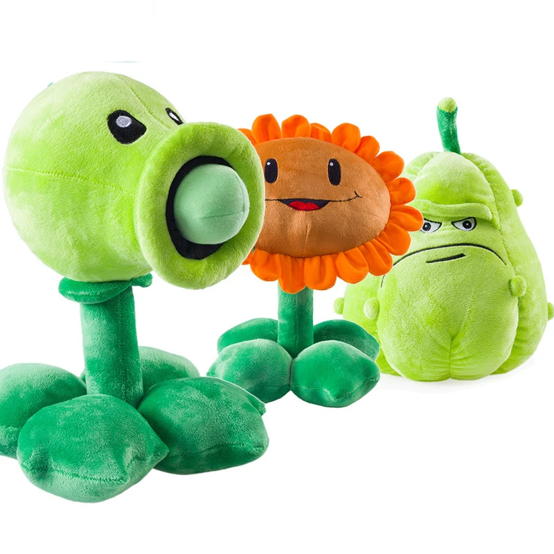 30 см PVZ горохострел сквош Подсолнух плюшевые игрушки мягкие кукла для детей
