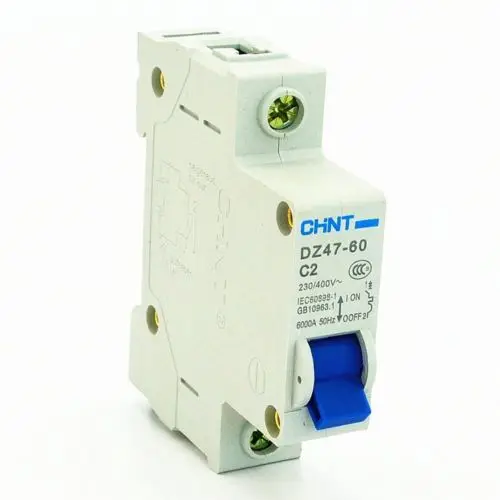 Китайский Автоматический выключатель MCB DZ47 C Тип 2Amp 230/400V|circuit breaker mcb|mcb typechint circuit |