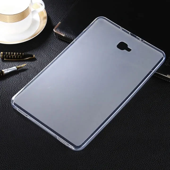 Для Samsung Galaxy Tab A 10 1 (2016) T580 T585 T585N T585C мягкий чехол для задней панели TPU SM-T580N SM-T585N + 3