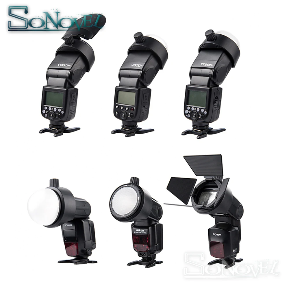Адаптер Godox для вспышки Speedlight кольцо адаптер TT685 V860II V850II V350 TT600 Yongnuo Canon Nikon