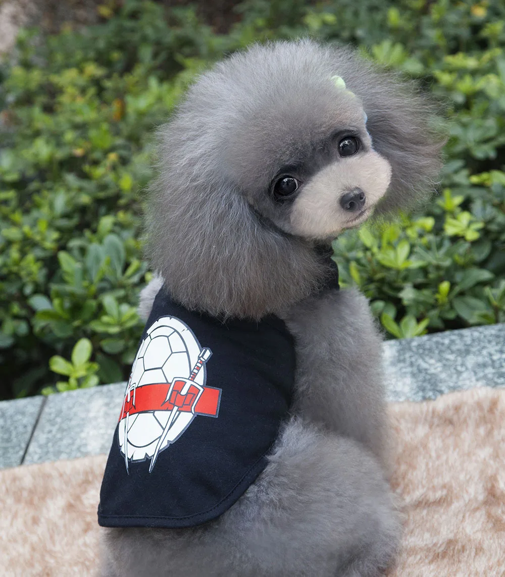 Летняя одежда для животных Рубашка с рисунком Собаки Pet Одежда котов черепаха