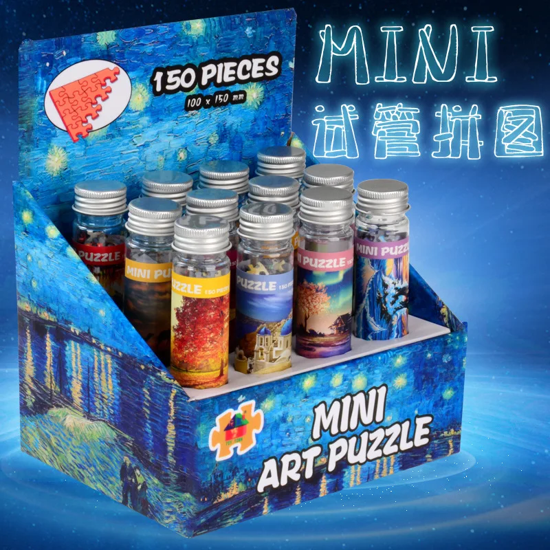 Мини 150 шт. игрушки для детей и взрослых с красивыми пейзажами обучающие