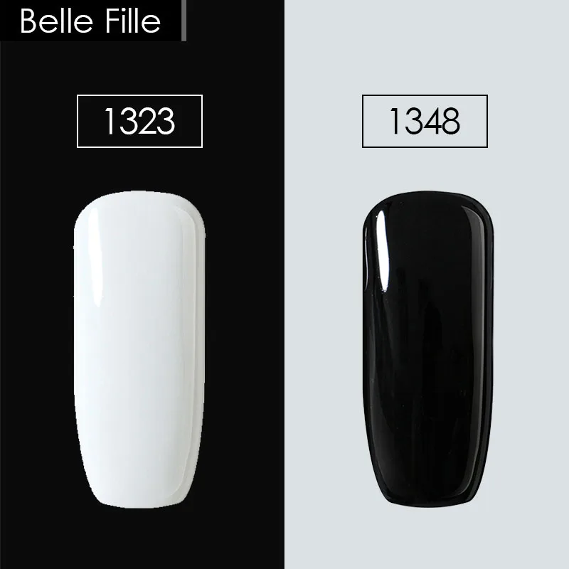 Belle Fille 10 мл 2 шт./лот УФ гель для ногтей Гель лак полировки ню Лаки Vernis Esmalte