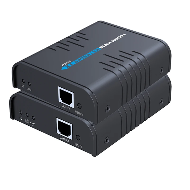 Удлинитель LKV373KVM HDMI KVM через IP с помощью кабеля cat5e/6 до 120 м (один Отправитель к N