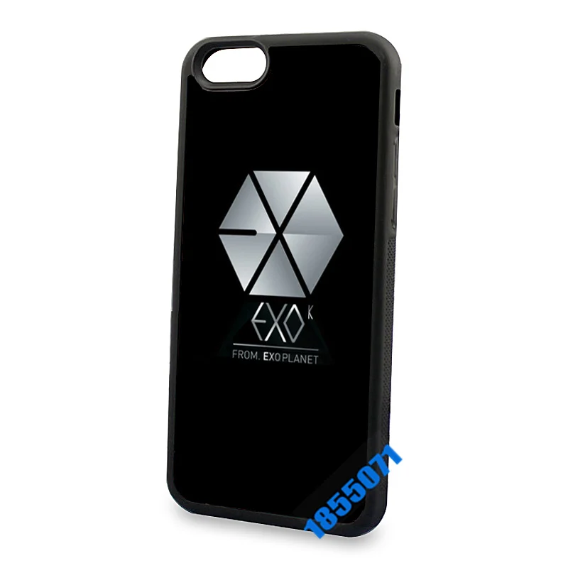 Экзо kpop жесткий кожи мобильный телефон чехол для iphone 4S 5S 5c 6 s плюс splus крышка