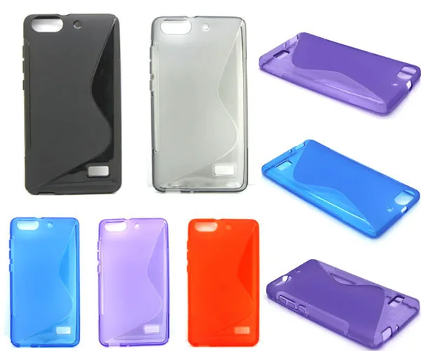 2015 New Fashion Soft S-Line TPU Gel Wave Case Back Cover Phone Cases Skin For Huawei Honor 4C Free Shipping