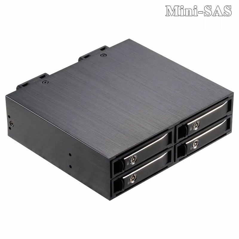 Black Uneatop 2," Алюминиевый SATA/SAS SSD/HDD мобильный стеллаж съемный чехол для задней панели для 5,25" отсека устройств - Цвет: Black