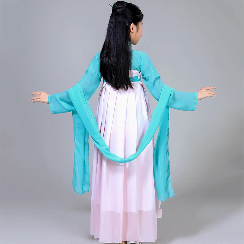 Сказочная юбка Hanfu Национальный костюм для детей принцессы выступлений