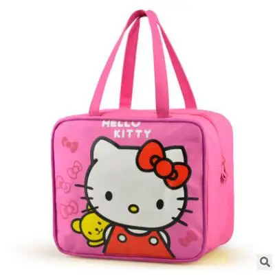 as photo Розовый hello kitty My Malody, для девочек, с хлопковой изоляцией, сумка для обеда для детей, школьная женская сумка для обеда, сумки для пикника, сумка для еды - Цвет: as photo