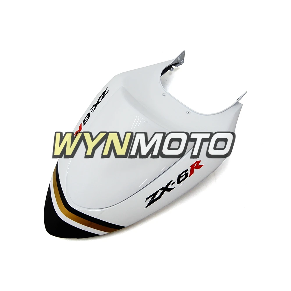 Полный черный белый ABS инъекции Обтекатели для Kawasaki ZX 6R ZX6R 636 2005 2006 мотоцикл