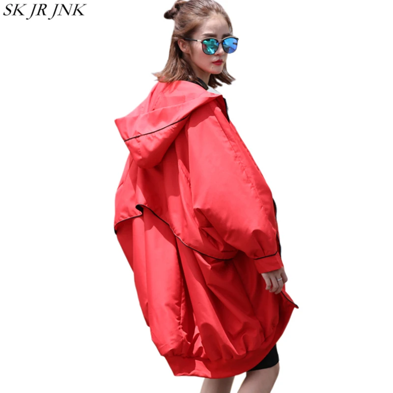 2017 Весна Осень Новая женская тонкая ветровка с длинным рукавом базовое пальто