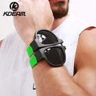 Мужские и женские круглые очки KDEAM, поляризационные уличные складные солнцезащитные очки, портативные летние пляжные очки для вождения, 2019